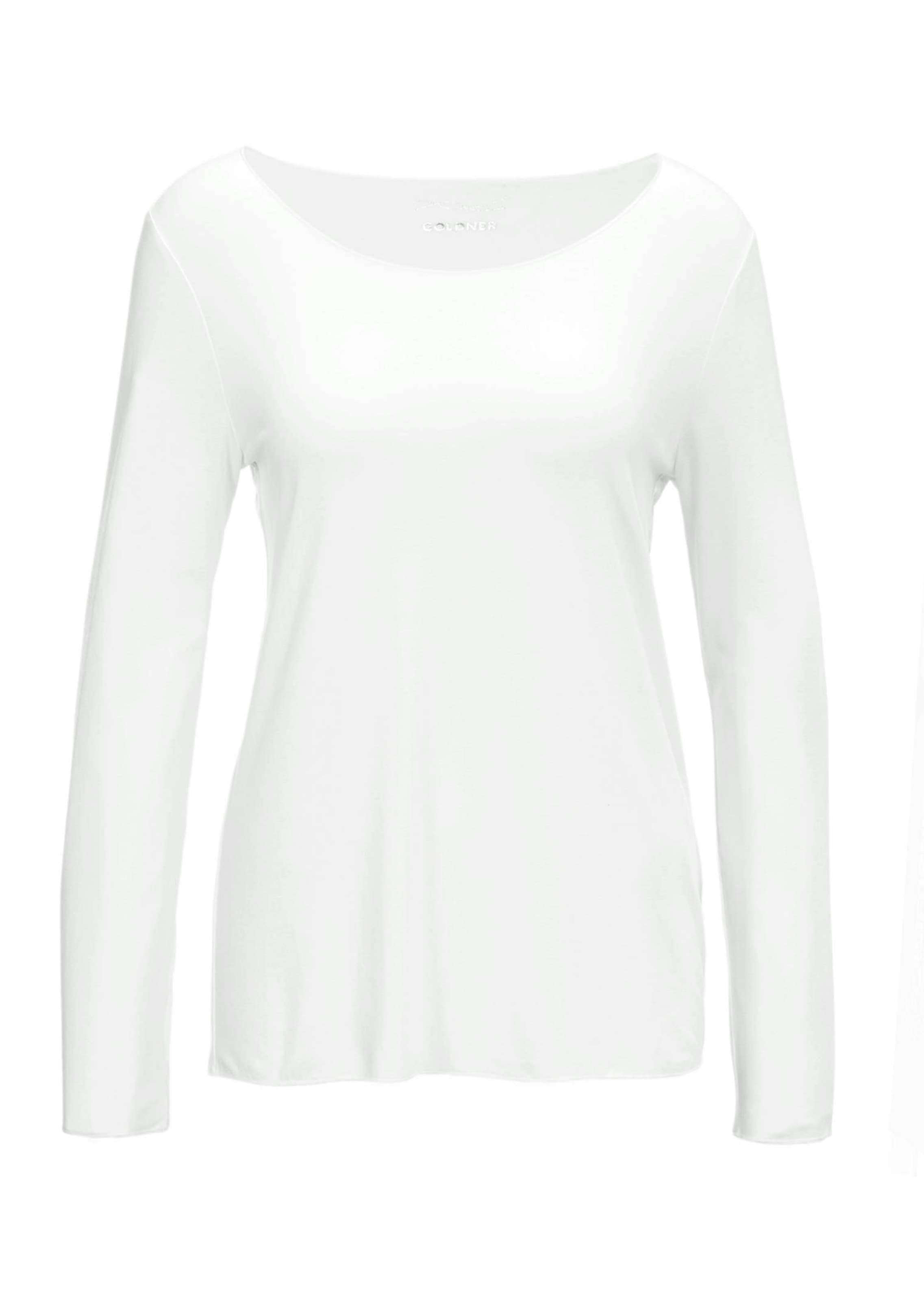 Veelzijdig te combineren shirt met lange mouwen en harmonieuze sierrand