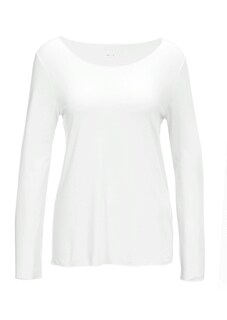 Veelzijdig te combineren shirt met lange mouwen en harmonieuze sierrand thumbnail 6