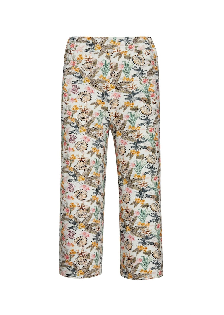 Jersey-Culotte VERA mit Blättermuster