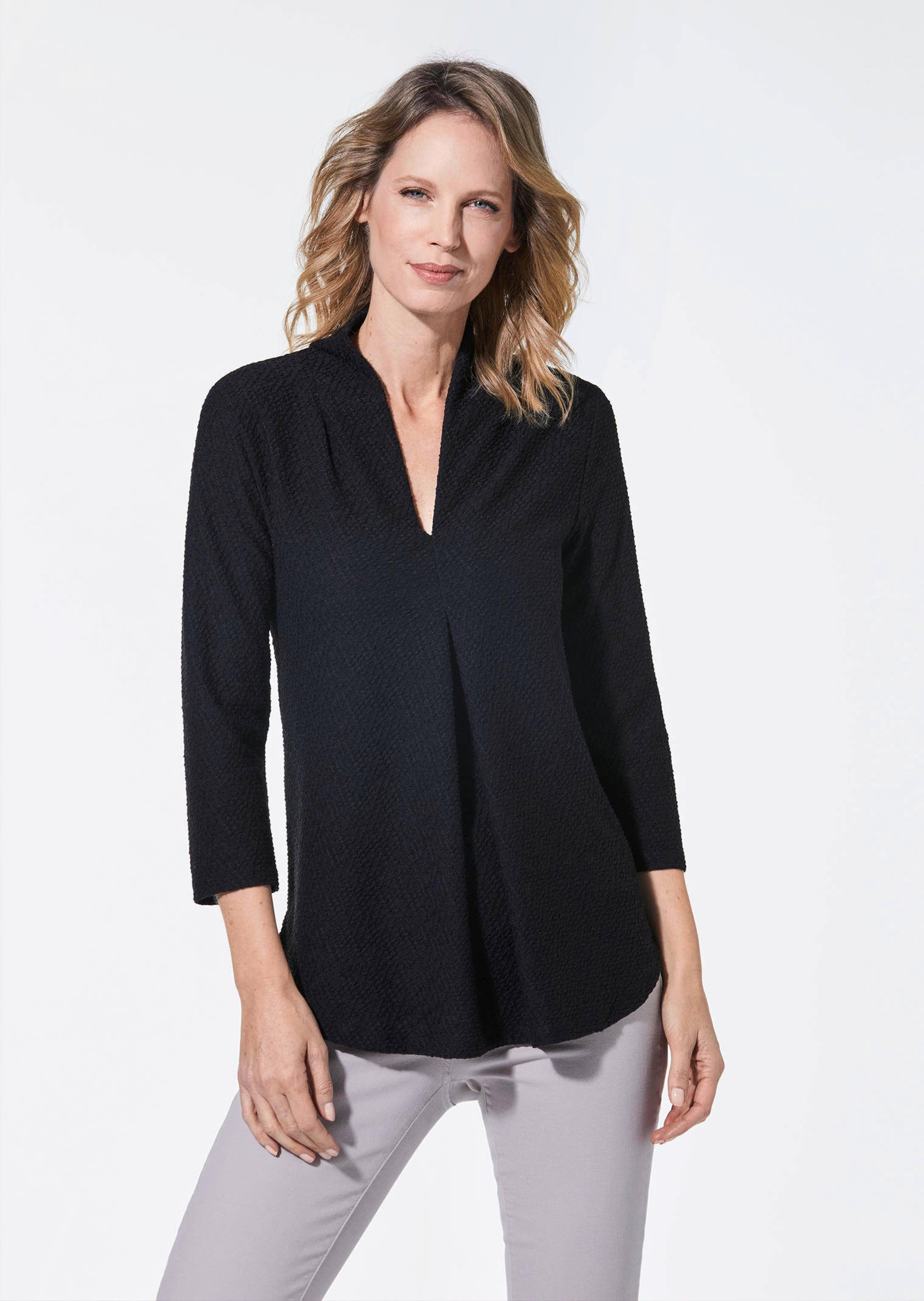 Elegantes Shirt in Seersucker-Qualität