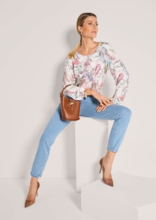 Viskosebluse mit Fantasieprint thumbnail 5