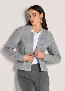 Blazer en jersey sans fermeture thumbnail 2
