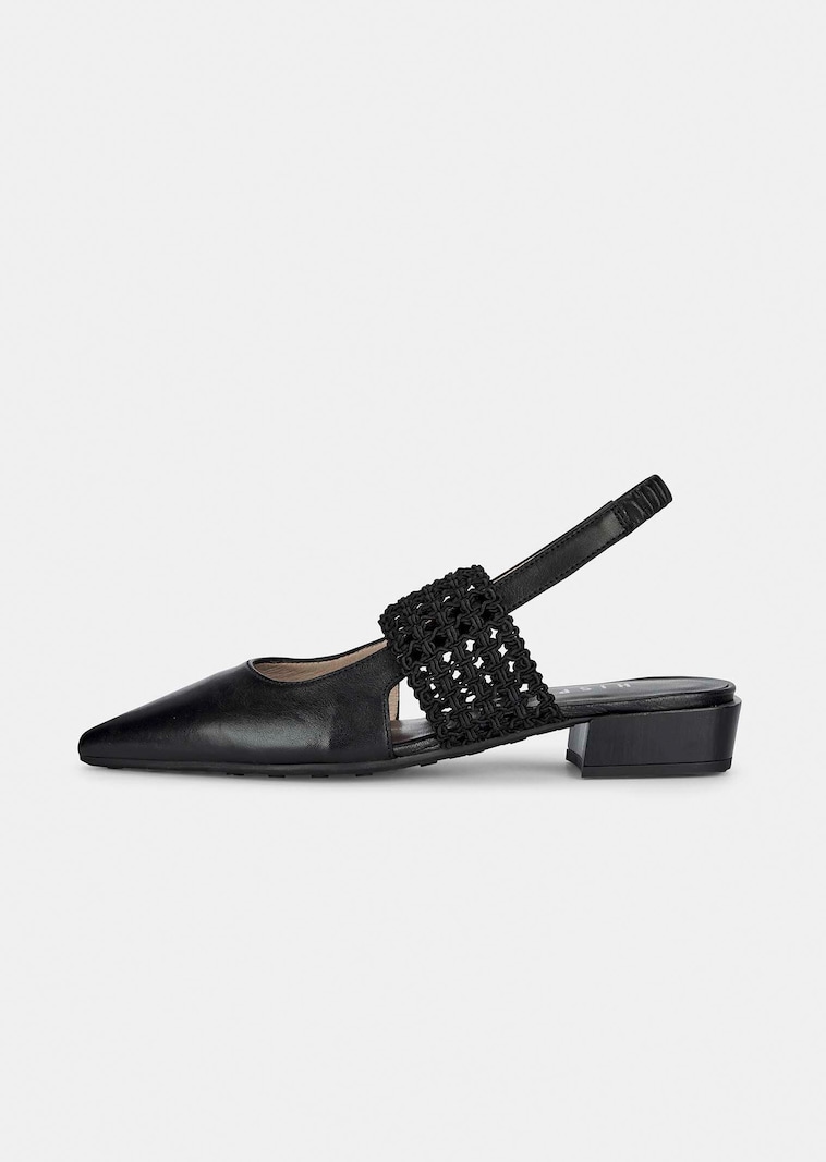 Slingballerina aus Leder