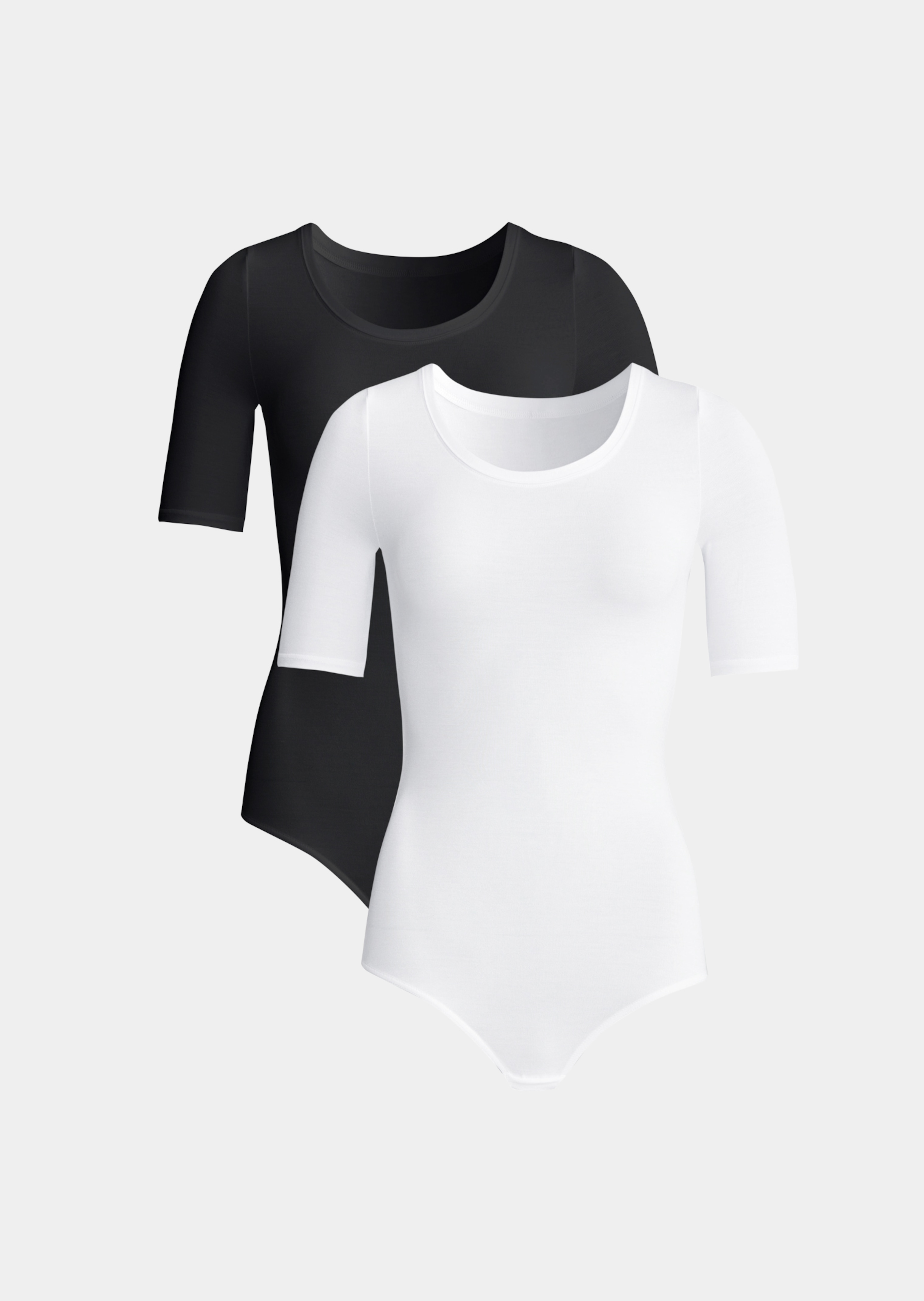 Short-sleeved bodysuit in a pack of 2