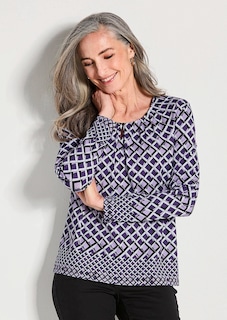 Jersey shirt met grafische print thumbnail 7