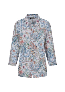 Paisley-Bluse mit Hemdkragen thumbnail 6