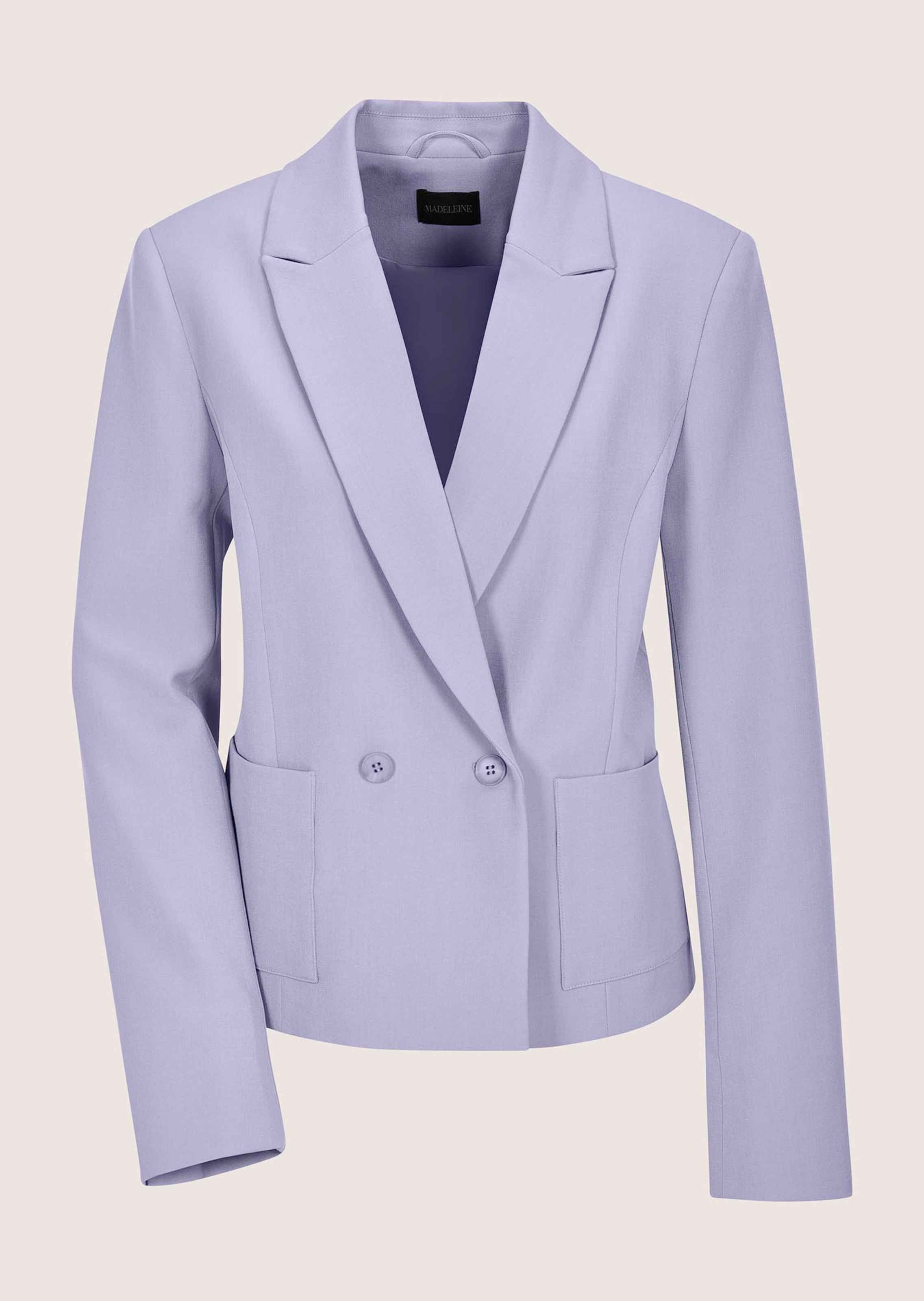 Kastiger Blazer in verkürzter Form