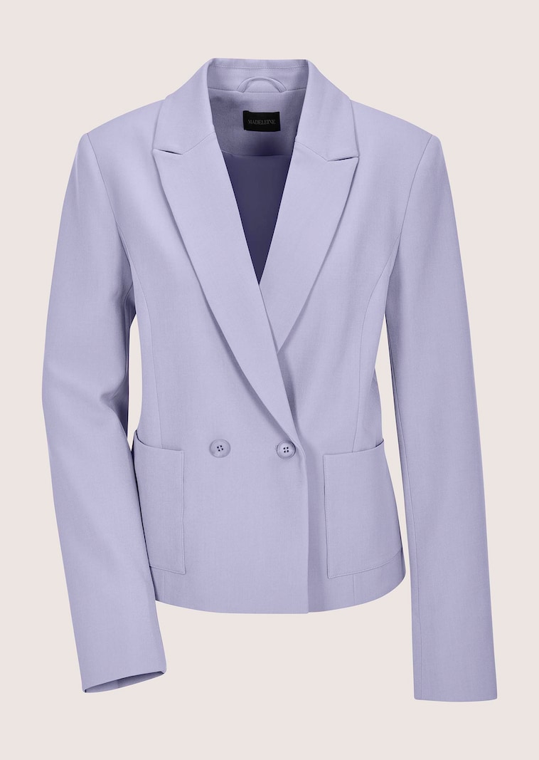Kastiger Blazer in verkürzter Form