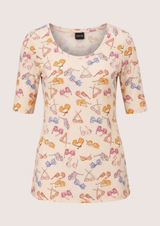 Kurzarm-Shirt mit Sommerprint thumbnail 7