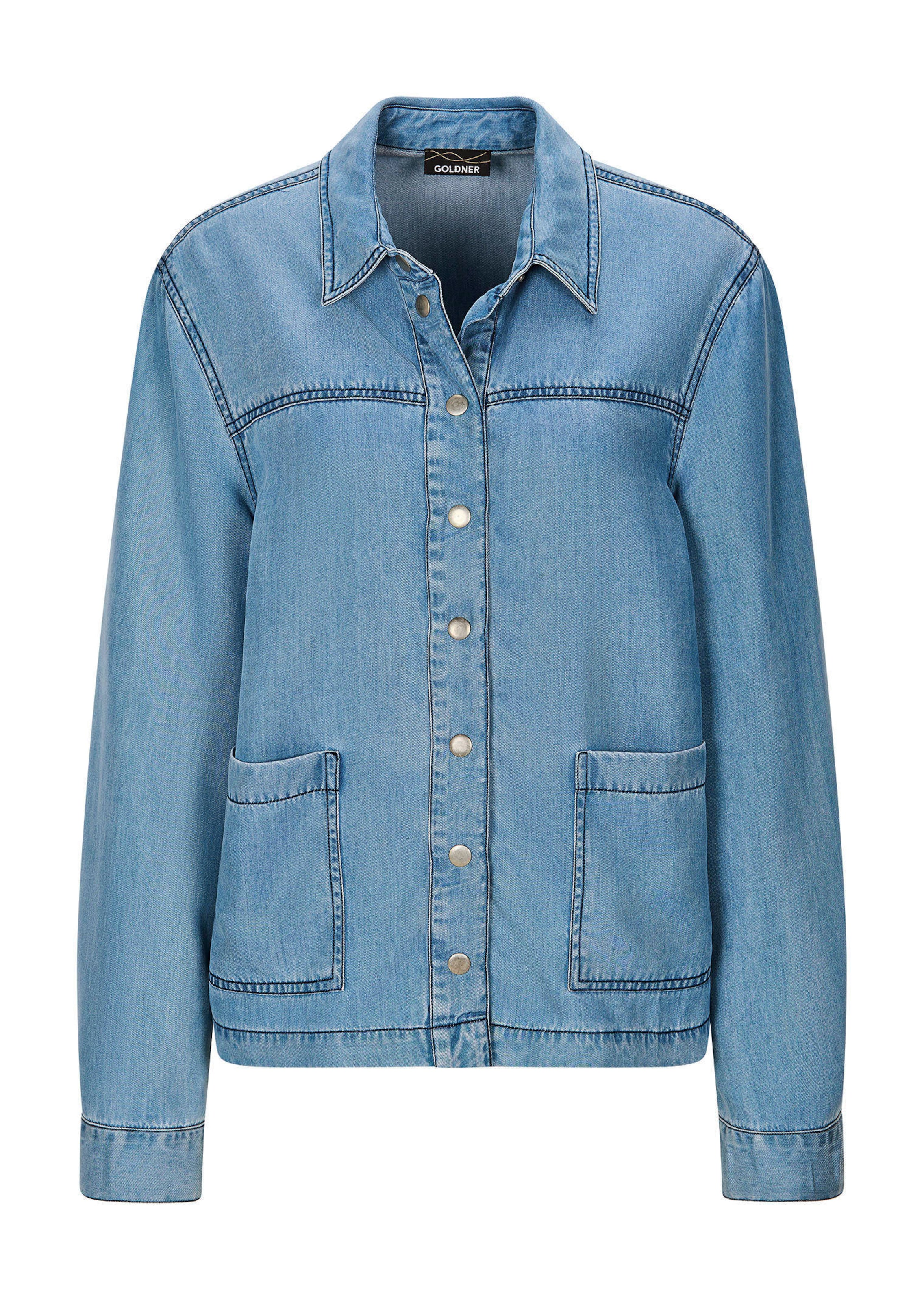 Overhemdjasje in denimlook