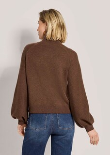 Feinstrickpullover mit Ballonärmeln thumbnail 4