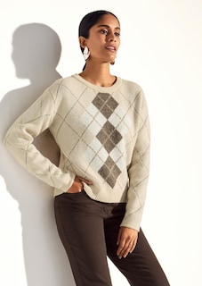 Pullover mit Argyle-Muster thumbnail 1