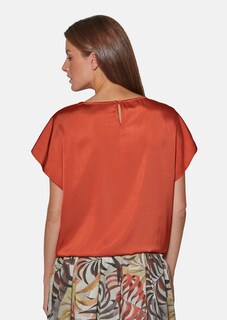Legere Bluse in edler Glanzware thumbnail 4