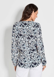 Druckbluse im Unikat-Print thumbnail 3