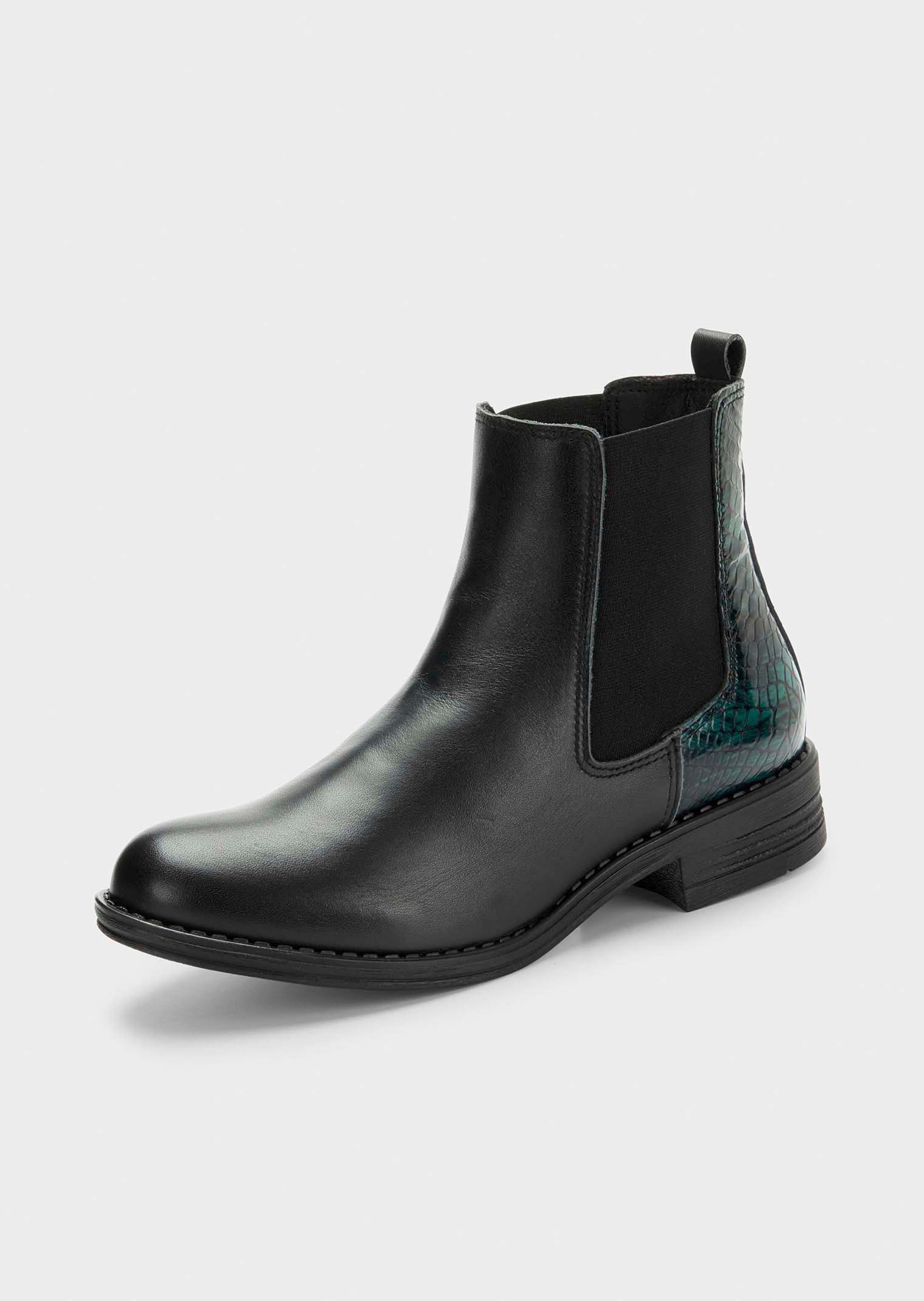 Bottines Chelsea à motif animal