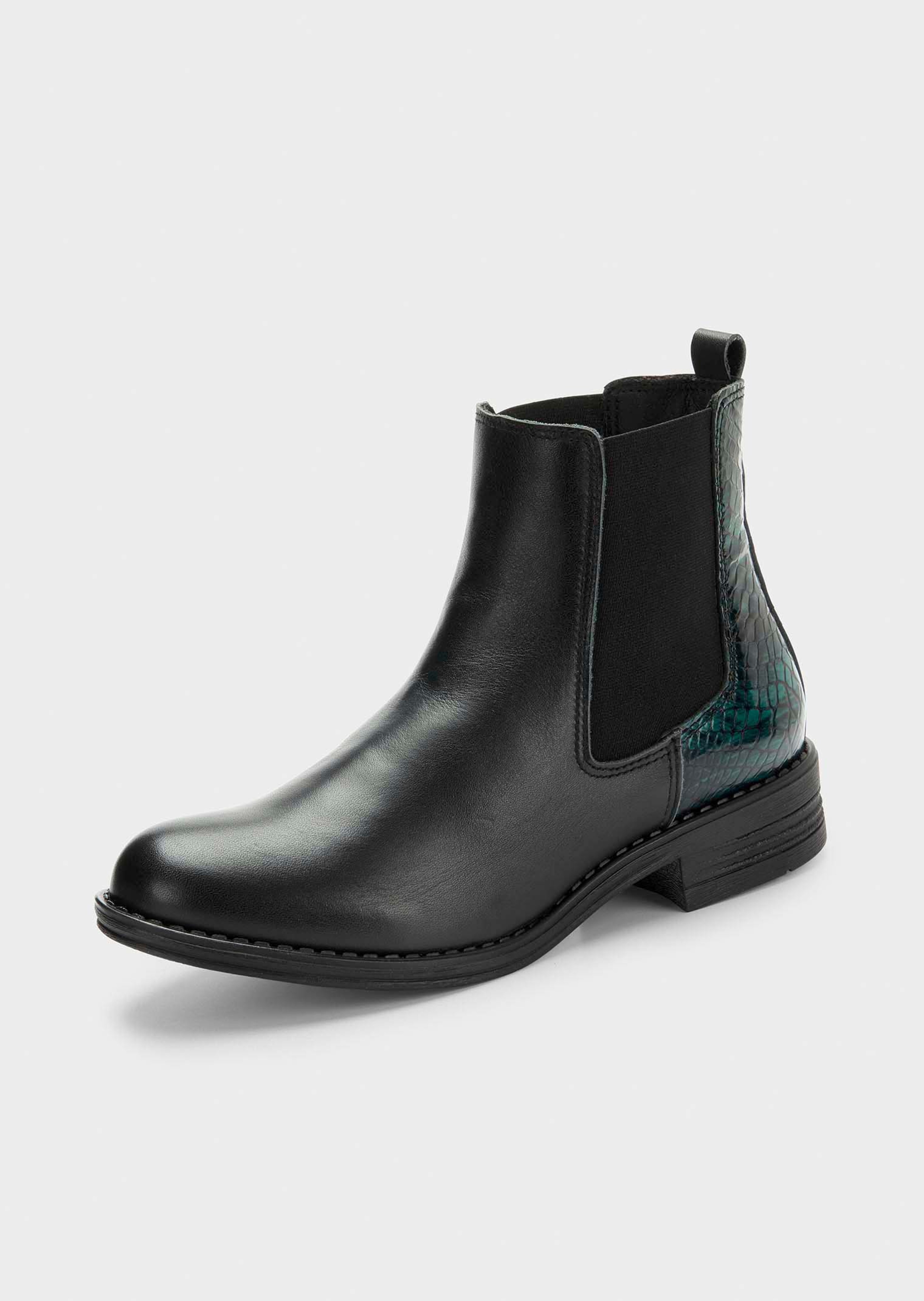 Bottines Chelsea à motif animal
