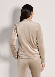 Sweatjacke in flauschiger Nicki-Qualität thumbnail 4