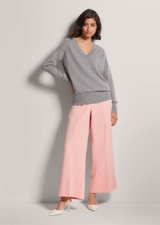 Kaschmir-Pullover mit Rippdetails thumbnail 3