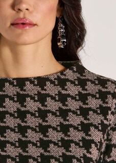 Sweatshirt im Hahnentritt-Design thumbnail 6