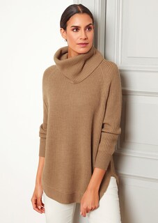 Capuchon-Pullover in Rippstrick thumbnail 1