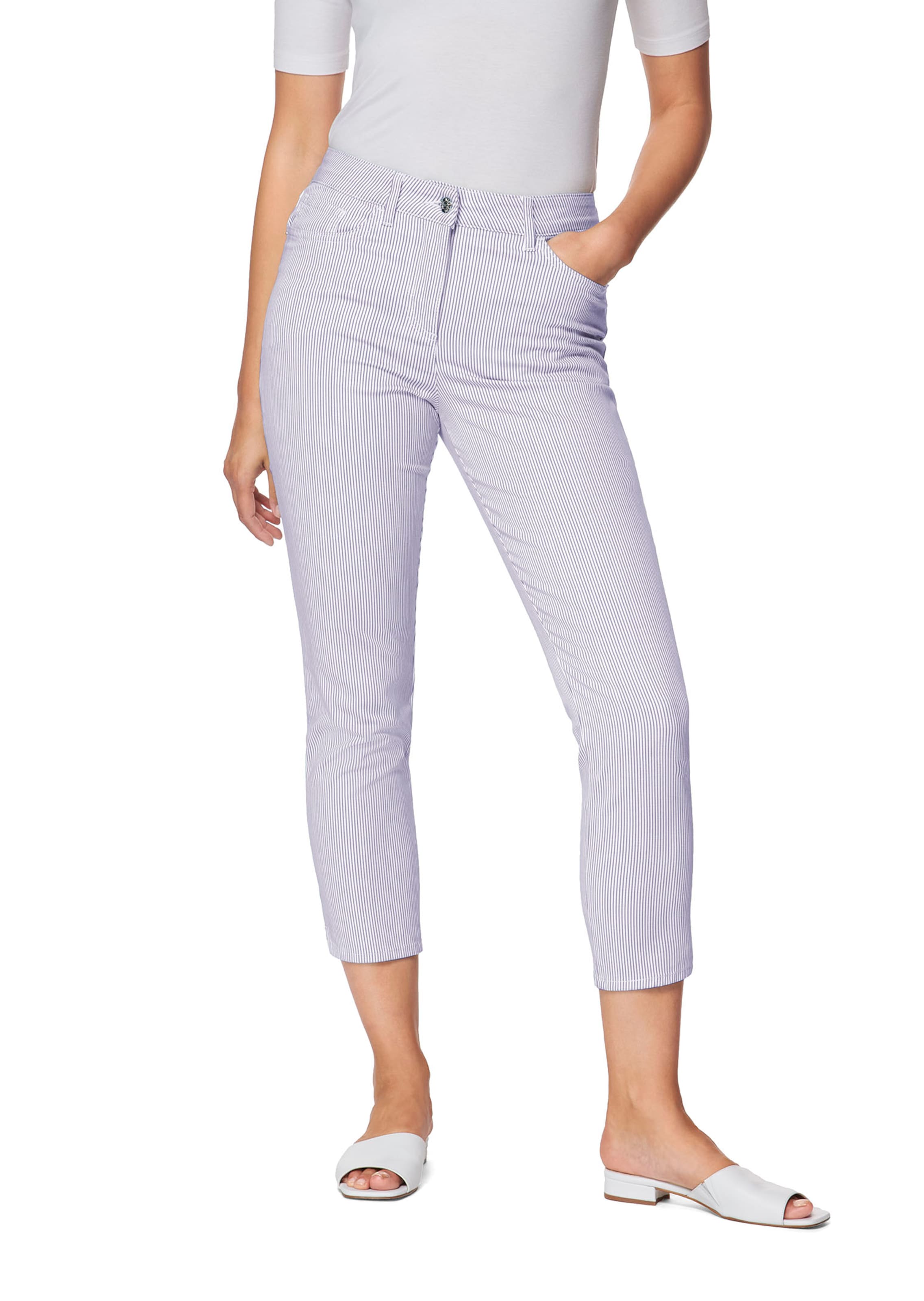 Fein gestreifte Jeans