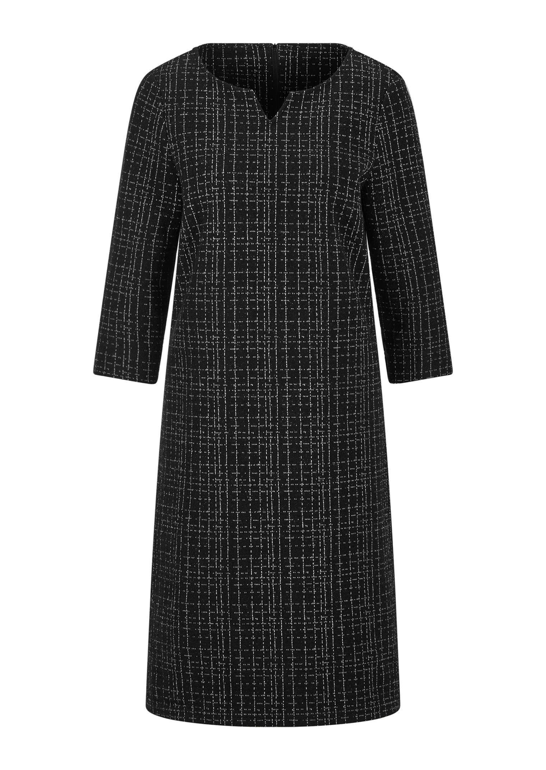 Jerseykleid in Tweed-Optik mit feinem Glanz