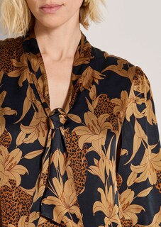 Schluppen-Kleid mit Allover-Blütenprint thumbnail 6