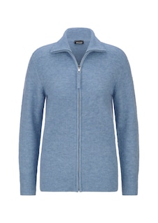 Strickjacke in Rippenstruktur mit Reissverschluss thumbnail 6