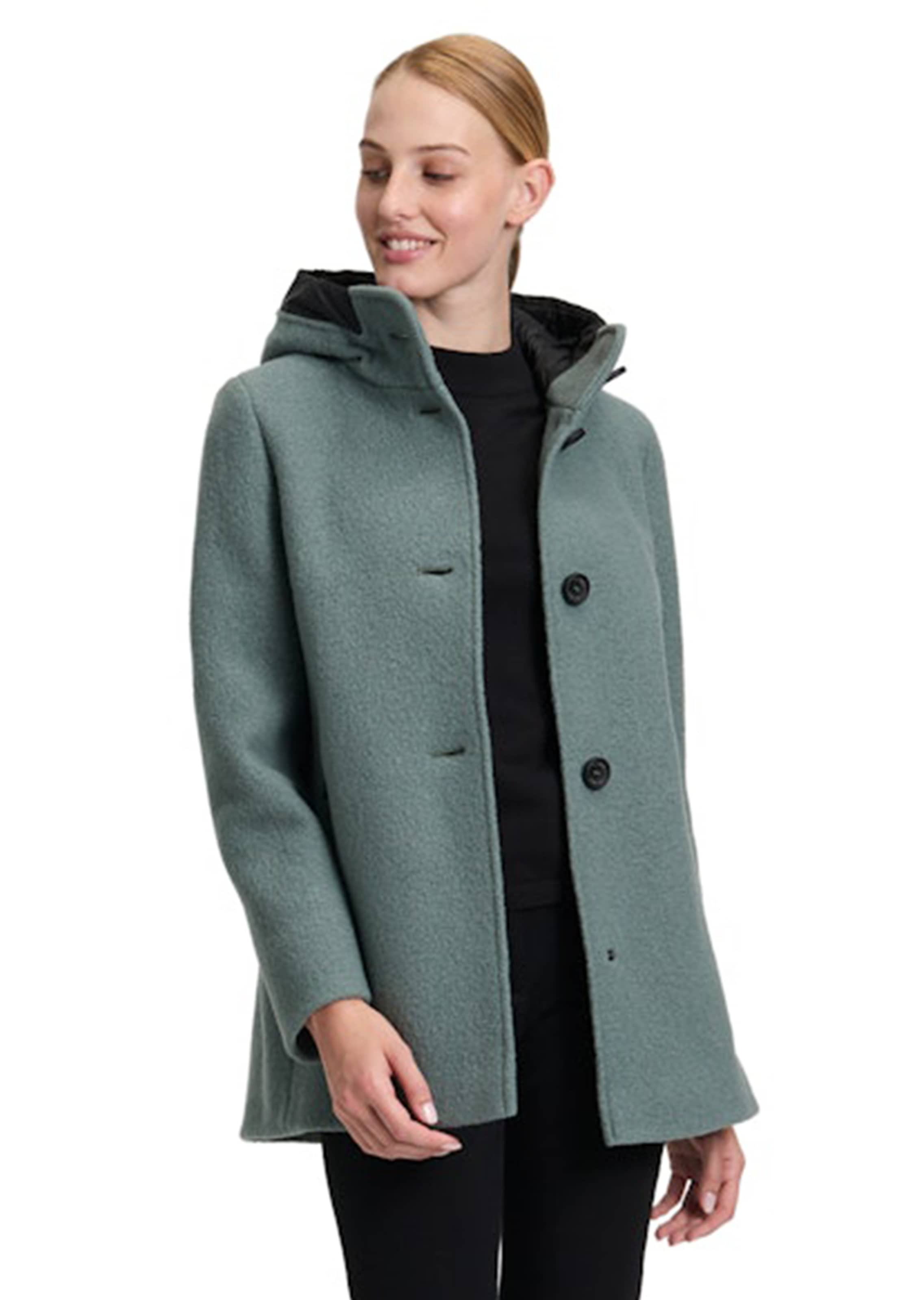 Schurwolljacke in modischer A-Linie