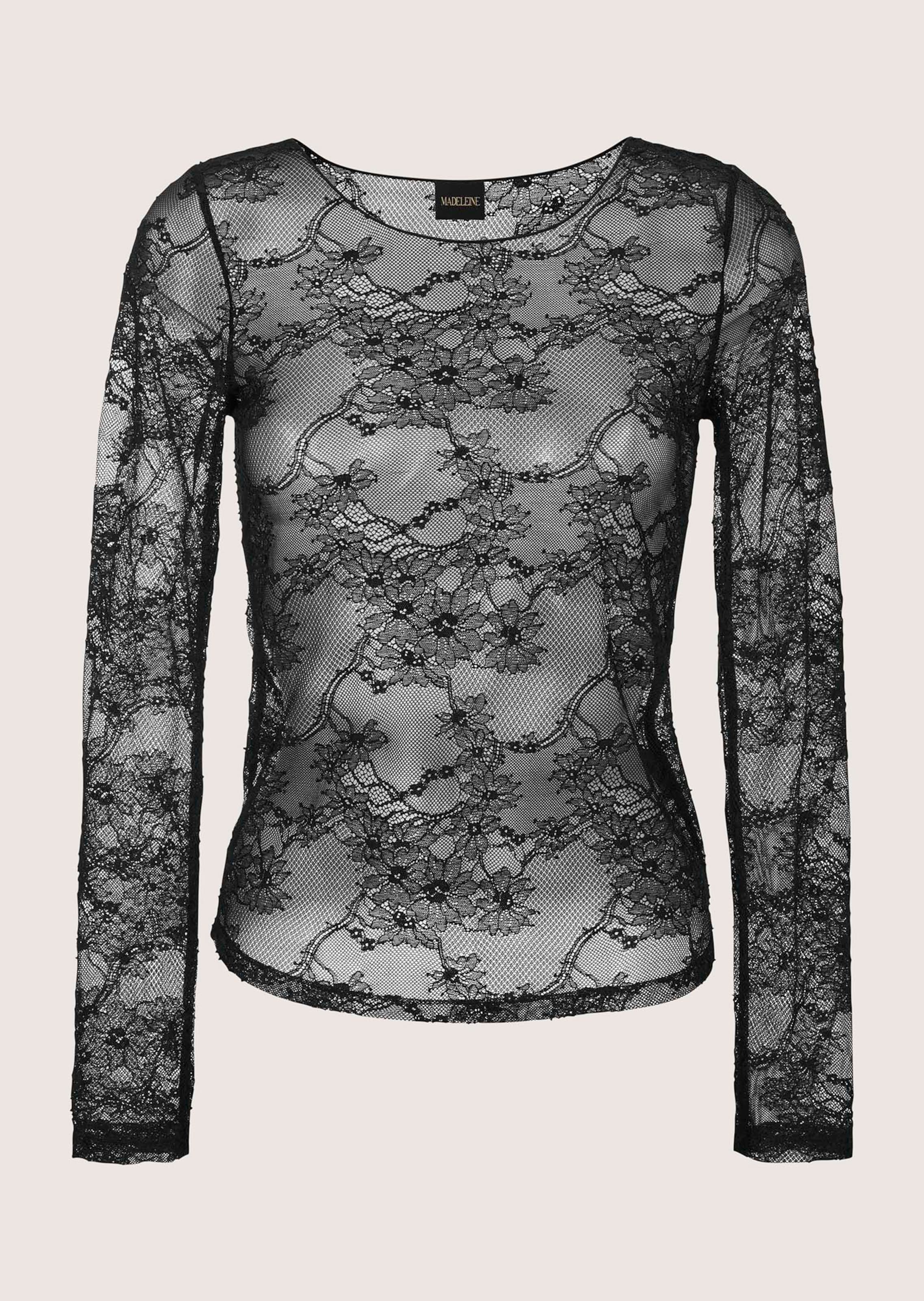 Transparentes Langarm-Shirt