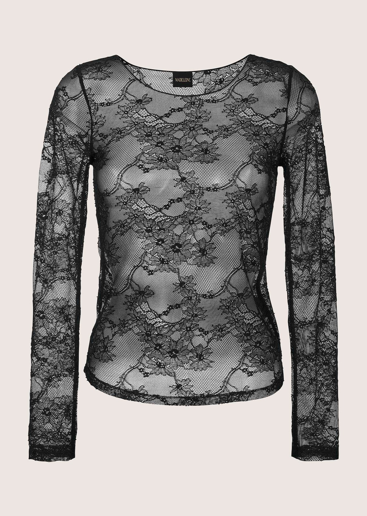 Transparentes Langarm-Shirt