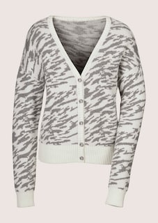 Strickjacke mit Jacquard-Muster thumbnail 7