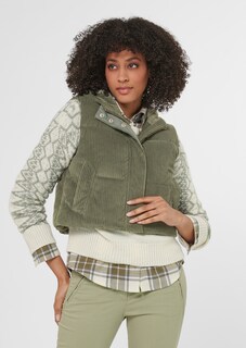 Corduroy waistcoat with hood thumbnail 2