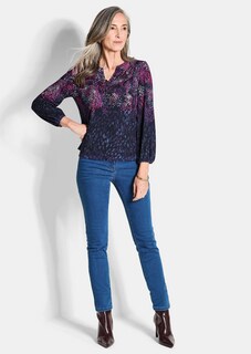 T-shirt en jersey avec motif à petits pois thumbnail 2