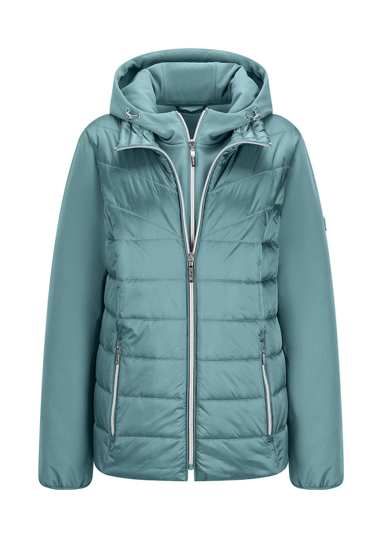 Veste matelassée avec manches en Softshell