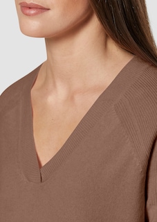 Kaschmir-Pullover mit Rippdetails thumbnail 6