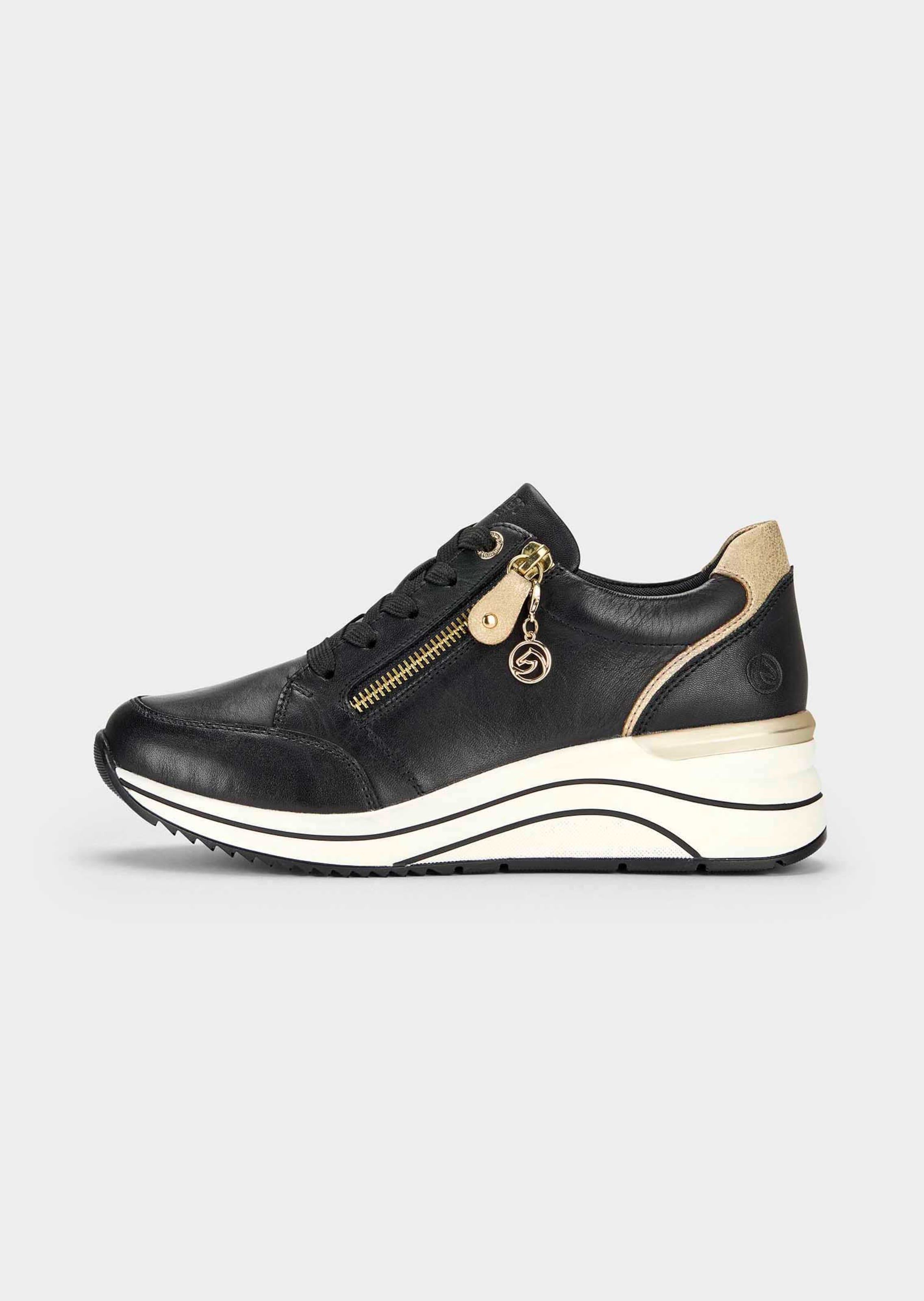 Wasserabweisender Sneaker aus Glattleder