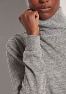 Rollkragen-Pullover aus Wolle thumbnail 6
