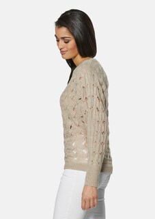 TALBOT RUNHOF X MADELEINE Ajourpullover mit Zopfmuster thumbnail 5
