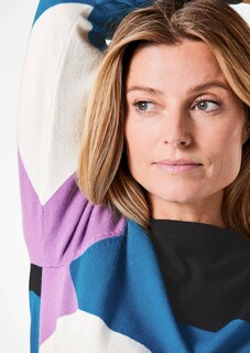 Tricot pullover met intarsiapatroon thumbnail 5