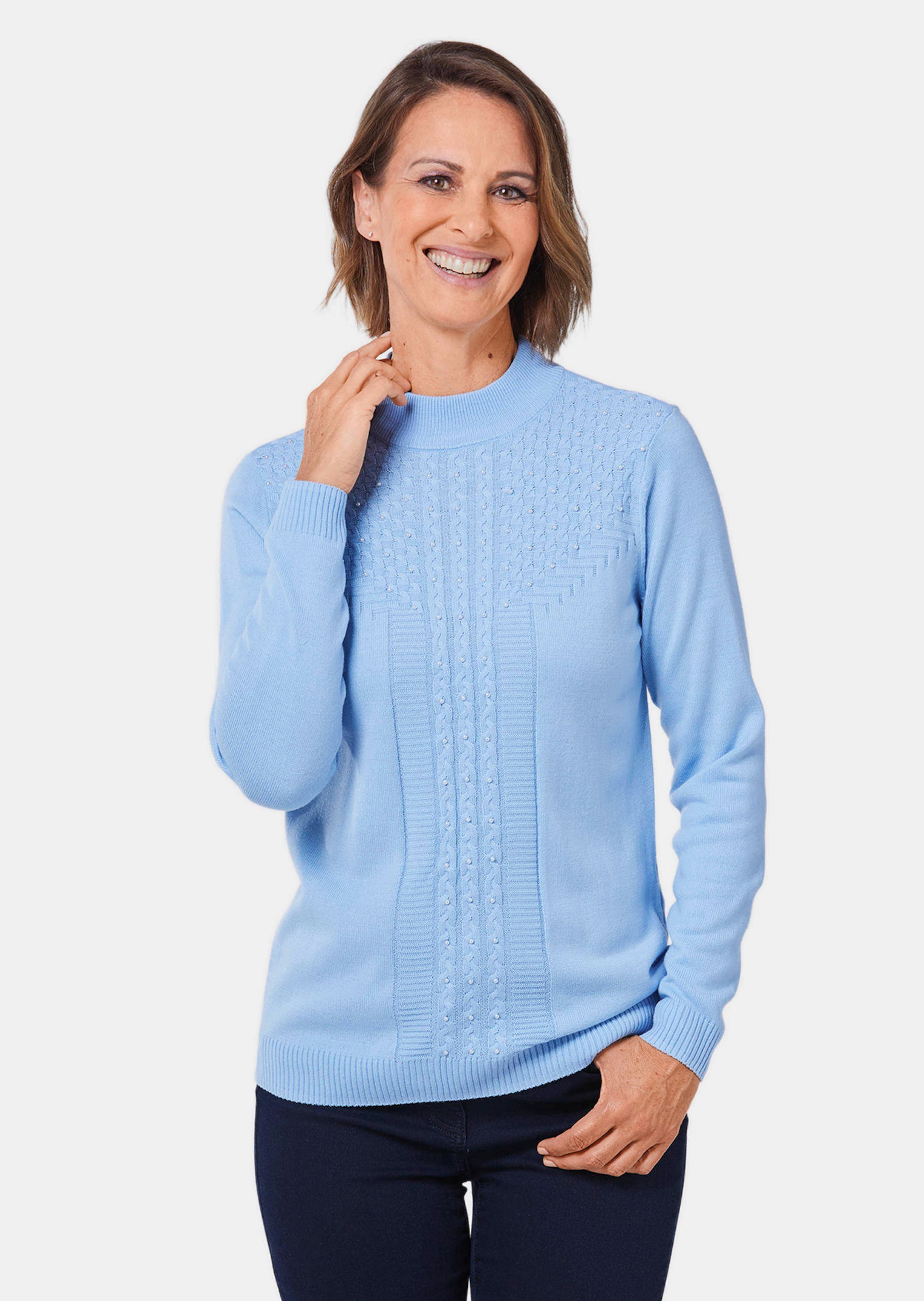 Pullover met opstaande kraag
