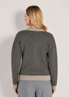 Strickjacke mit Jacquard-Muster thumbnail 4