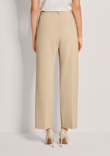 Ankle-free jersey trousers with centre creases thumbnail 4