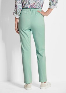 Broek LOUISA met elastische tailleband, van katoen-satijn thumbnail 3