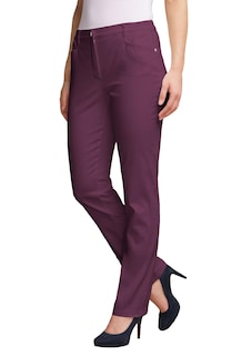 Satijnen katoenen broek LOUISA COMFORT+ thumbnail 7