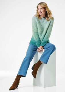 Strickpullover aus flauschigem Wollflor thumbnail 4