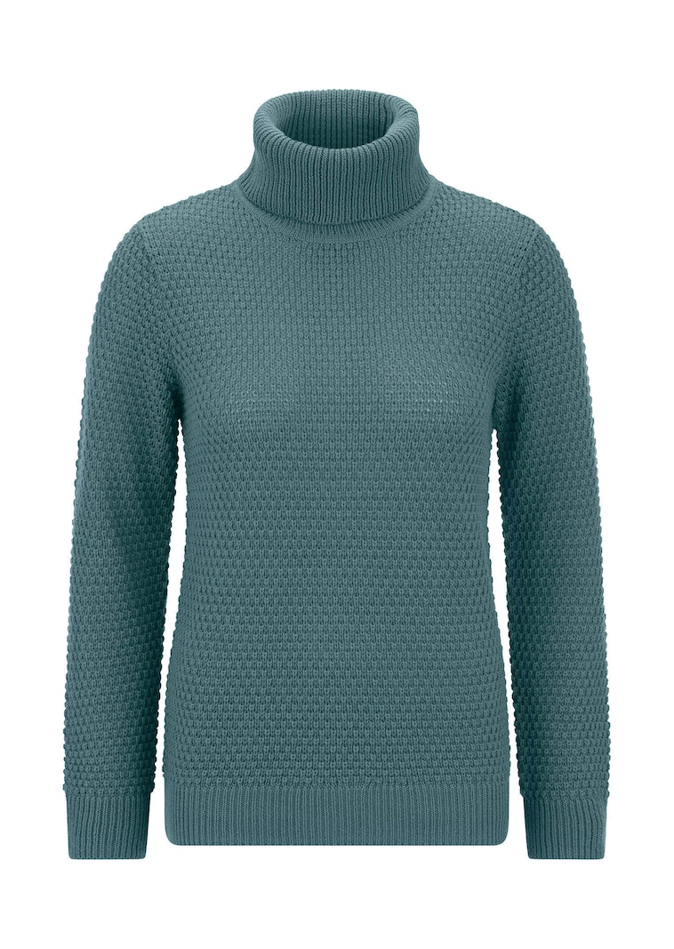Pull à col roulé en tricot