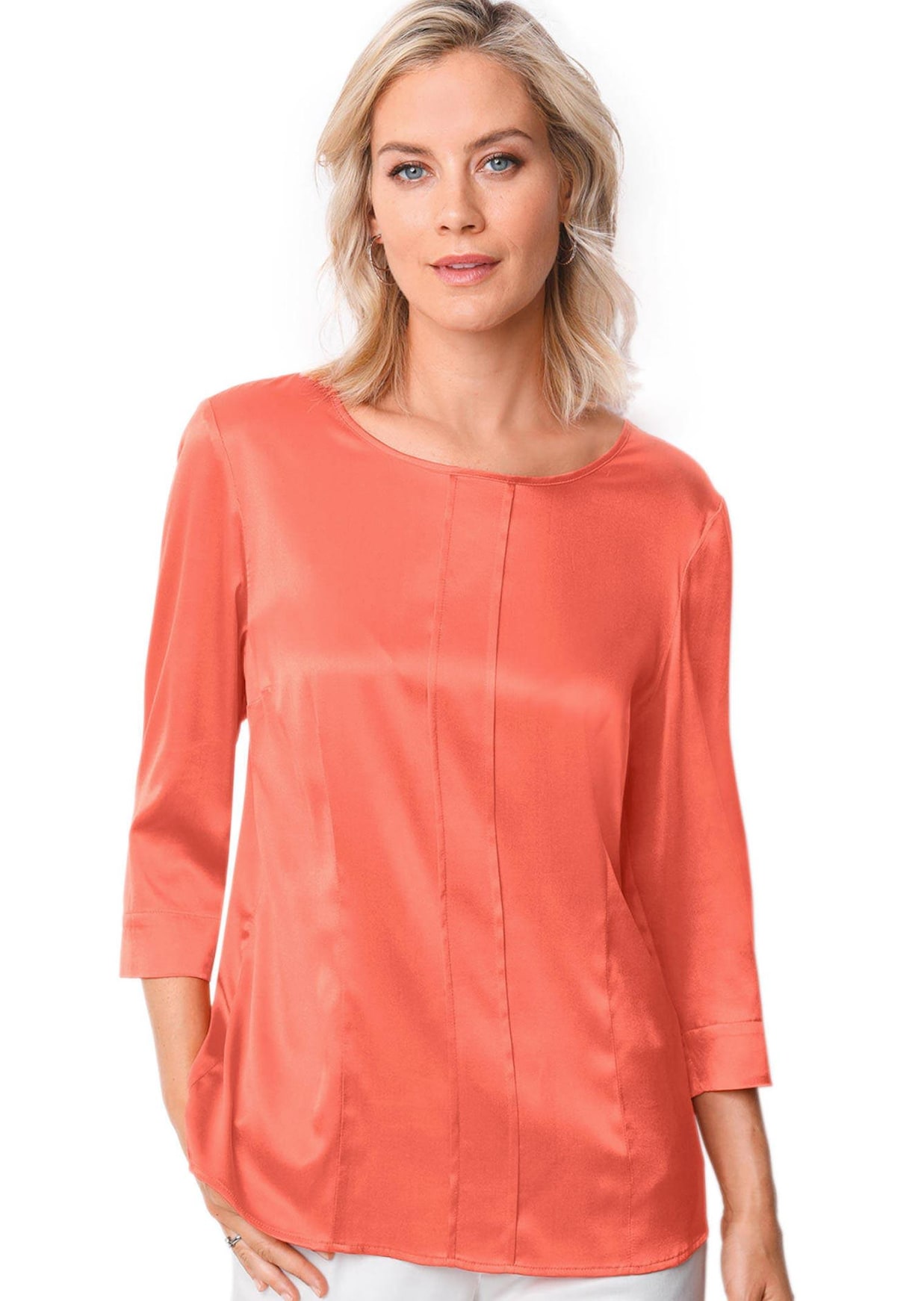 Trageangenehme Bluse aus feinster Seide