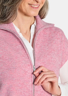 Gilet en tricot avec fermeture zippée thumbnail 5
