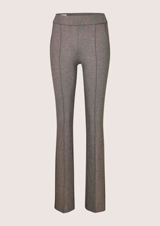 Jerseyhose in Bootcut-Form mit Glanzeffekt thumbnail 7